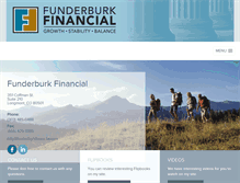Tablet Screenshot of funderburkfinancial.com
